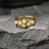 Gold Opal Ring - Fire Opal Ring - Vintage Opal Ring