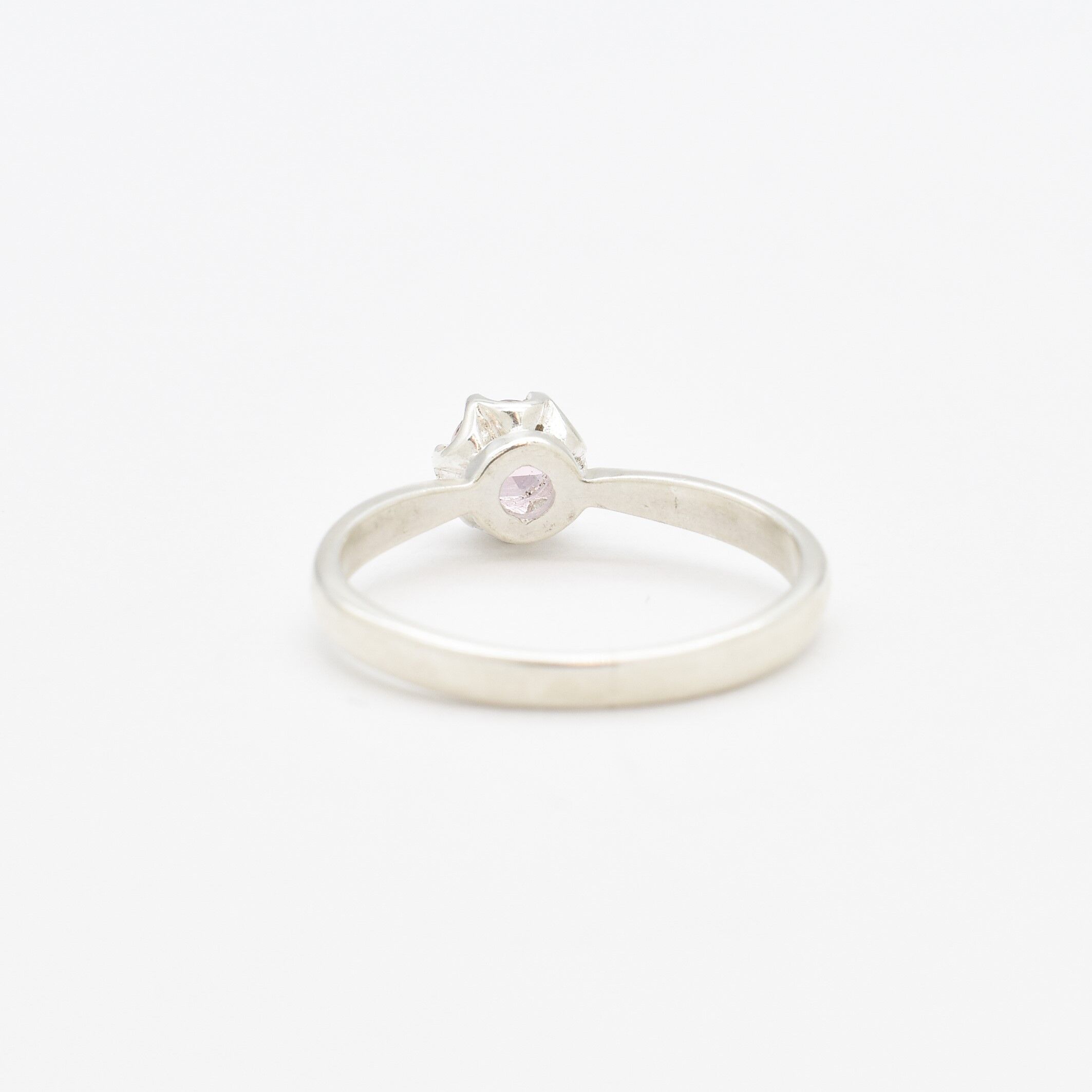 Unique Stone Ring, Morganite Ring, Created Morganite, Pink Promise Ring, Pink Vintage Ring, 925 Silver Ring, Pink Morganite Ring, Morganite (657495837)