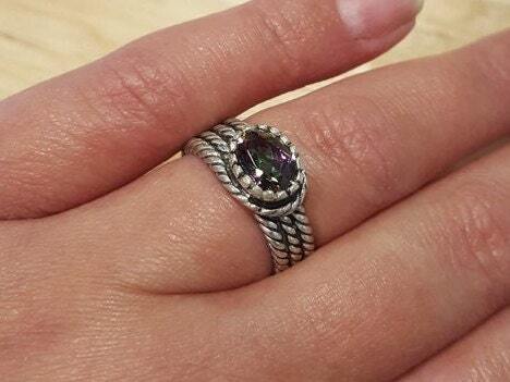 Coral Ring, Natural Coral, March Birthstone, Angel Skin Coral, Pink Coral, Vintage Rings, Pink Ring, Thick Silver Ring, Bezel Ring, Coral