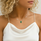 Adina Stone material options for 925 Sterling Silver, 18K Yellow Gold Vermeil, 18K White Gold Vermeil, 18K Rose Gold Vermeil.