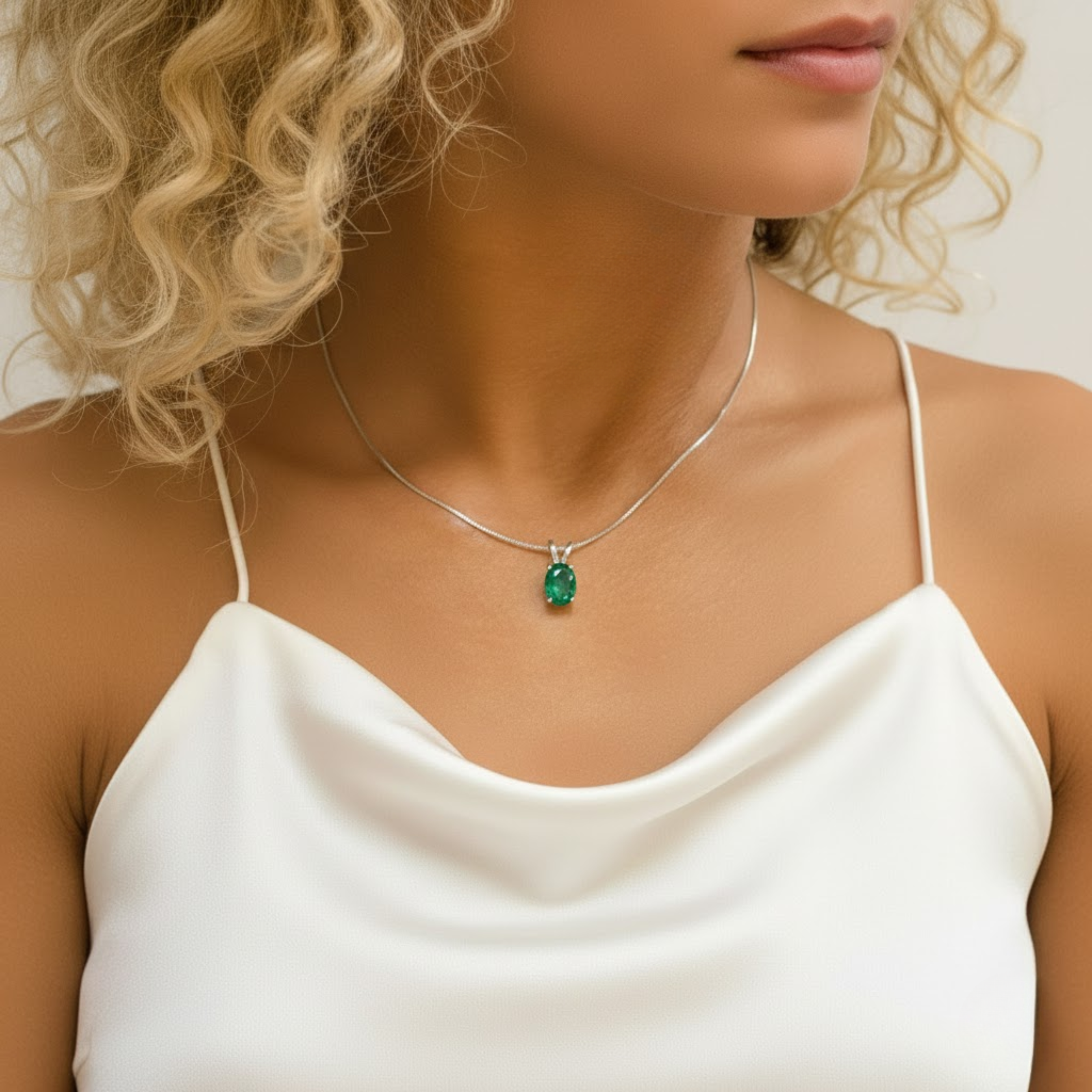 Adina Stone material options for 925 Sterling Silver, 18K Yellow Gold Vermeil, 18K White Gold Vermeil, 18K Rose Gold Vermeil.