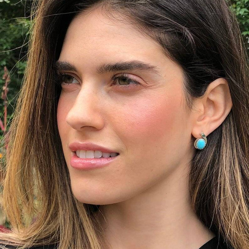 Amber Earrings, Natural Amber, Yellow Earrings, Taurus Birthstone, Teardrop Earrings, Amber Studs, Vintage Earrings, Solid Silver Earrings