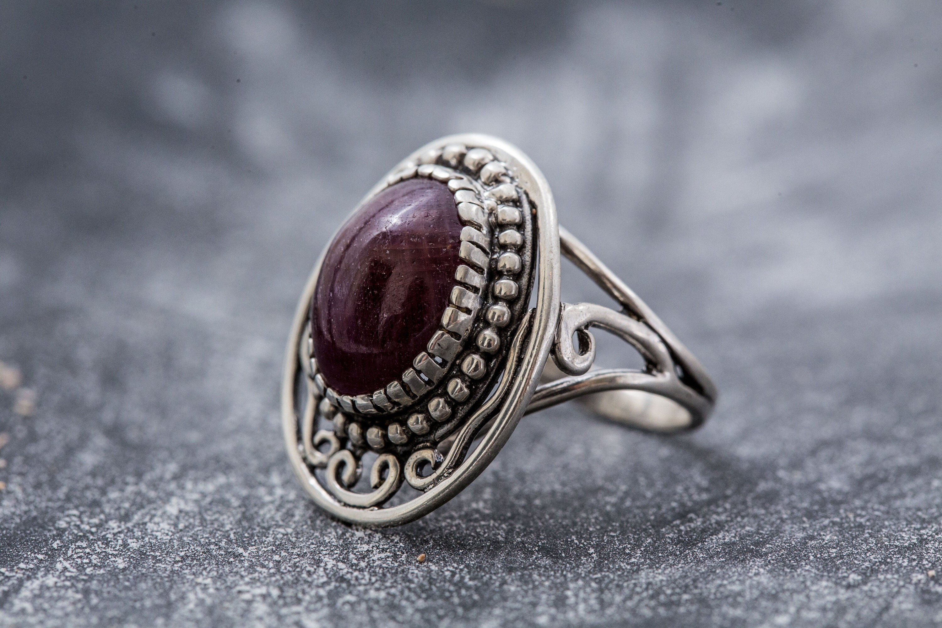 Natural Ruby Ring made in 925 Sterling Silver with Oval Natural Red Ruby in Halo setting, July Birthstone gift idea, symbolizes nobility, purity, and passion, ideal for everyday wear and perfect for birthday gifting and special occasions.