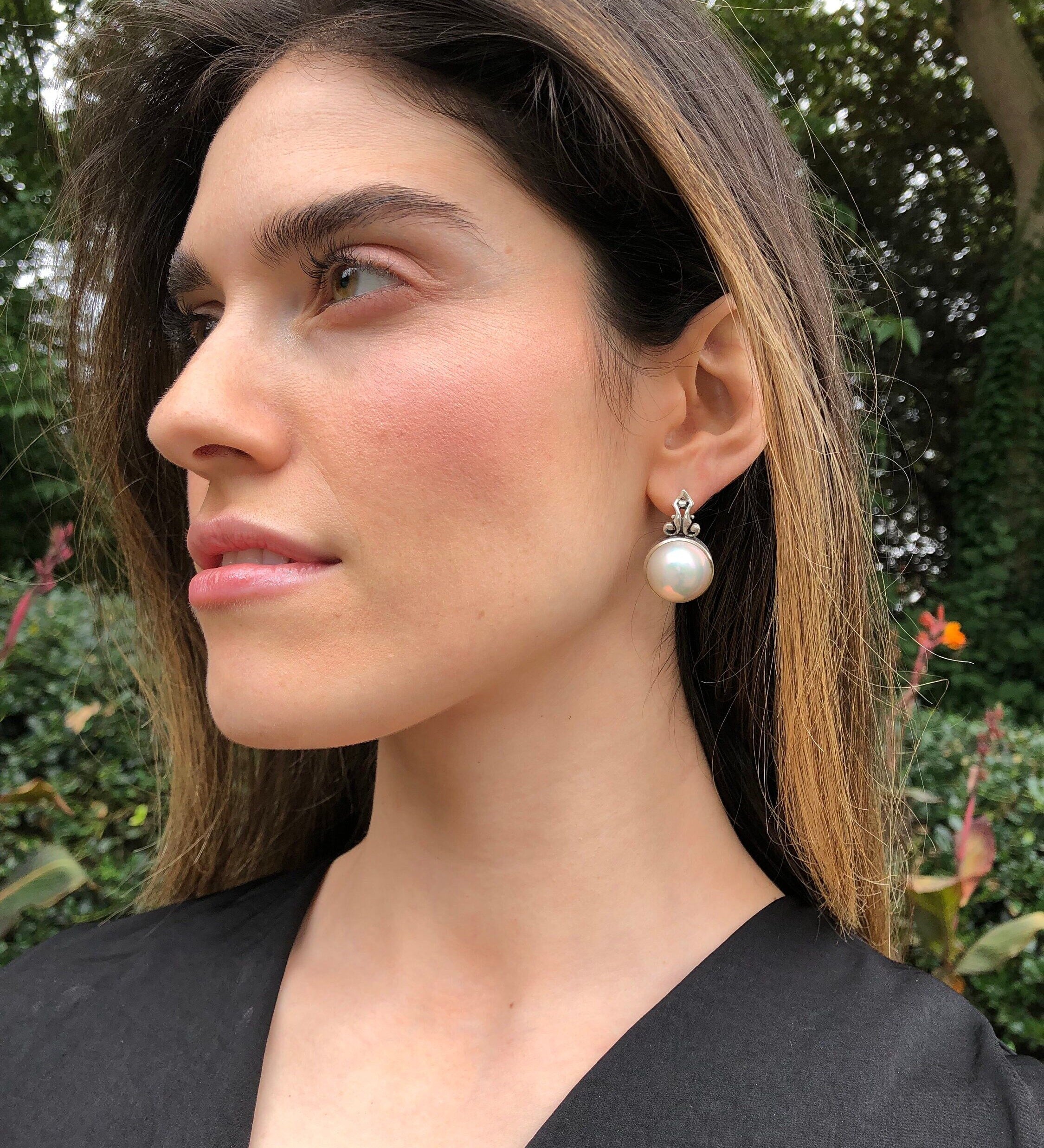 Amber Earrings, Natural Amber, Brown Amber Earrings, Natural Brown Amber, Taurus Earrings, Vintage Earrings, Solid Silver Earrings, Amber