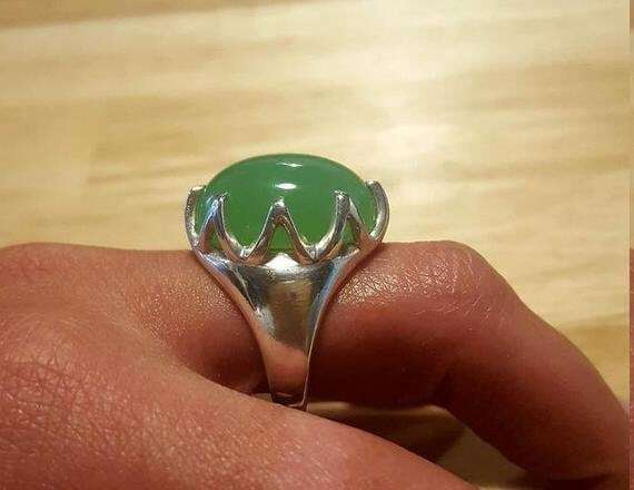 Moonstone Ring, Natural Moonstone, June Birthstone, Statement Ring, Rainbow Moonstone Ring, Vintage Ring, Unique Stone Ring, Silver Ring