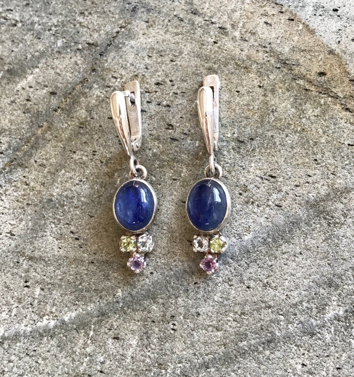 Kyanite Earrings, Mothers Birthstones, Topaz Earrings, Real Birthstones, Birthstones Earrings, December Birthstone, February Birthstone