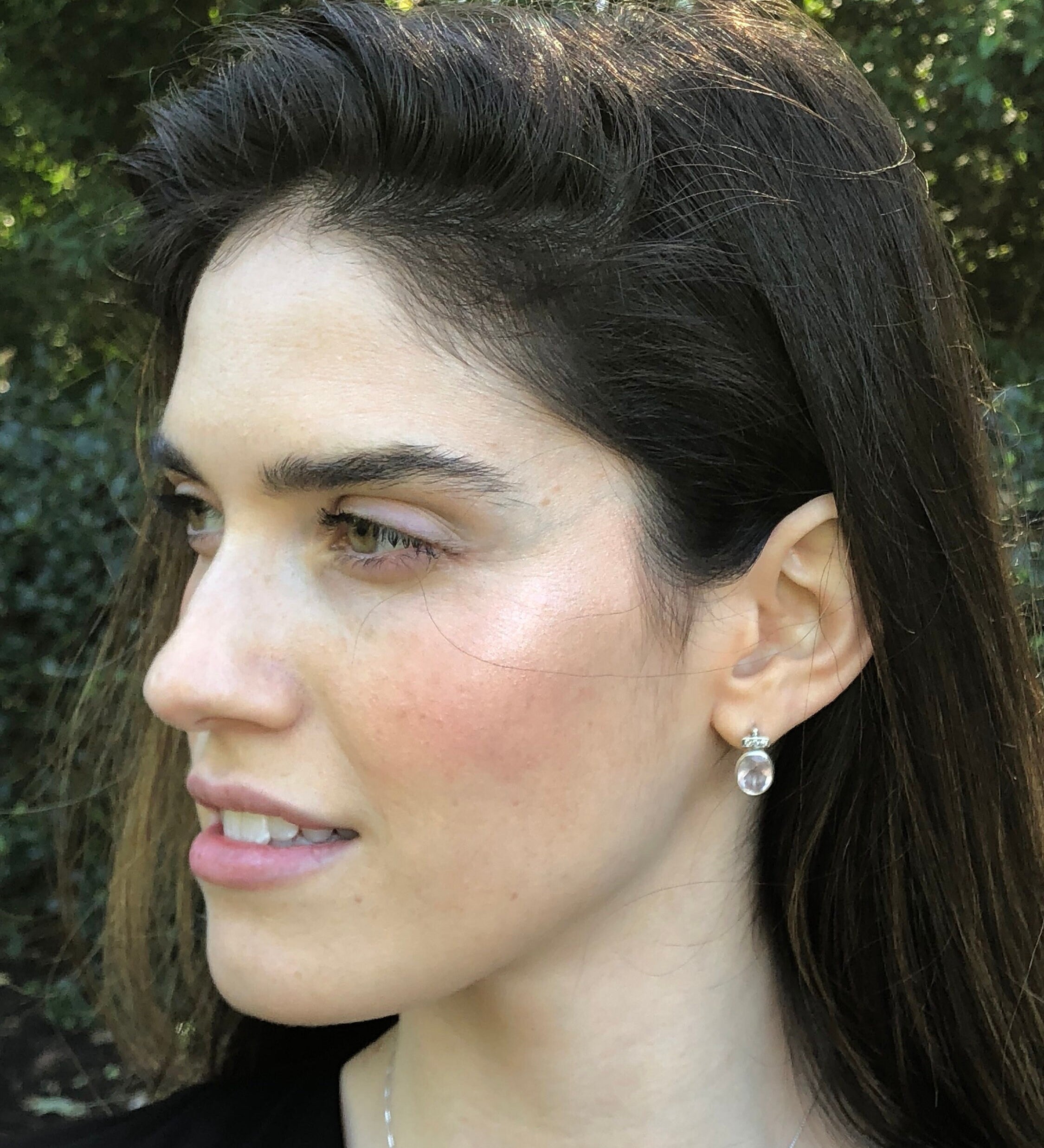 Tanzanite Earrings, Natural Tanzanite, Blue Dainty Earrings, Oval Studs, December Birthstone, Antique Earrings, Vintage Silver Earrings