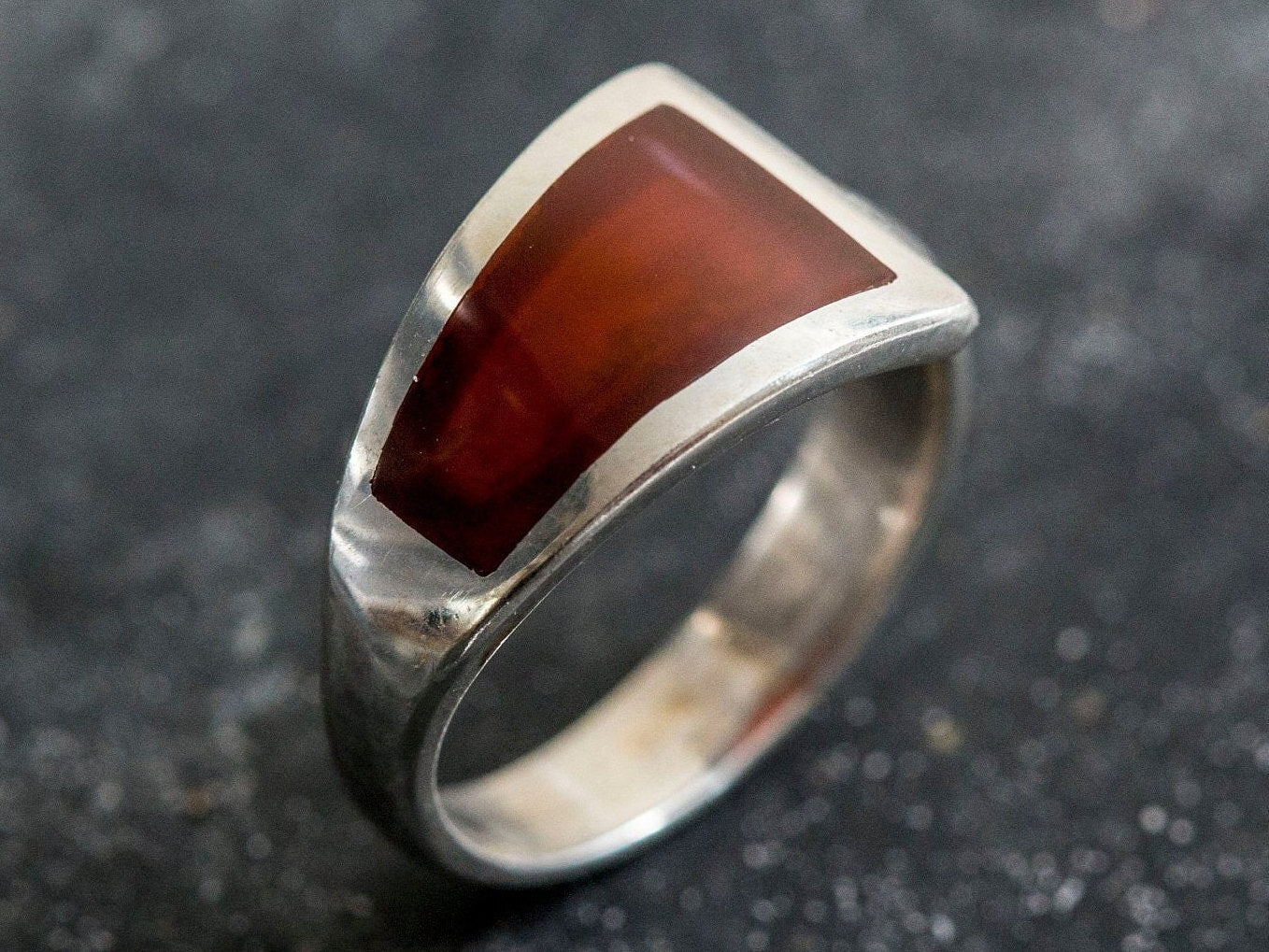 Carnelian Ring, Natural Carnelian, Red Agate Ring, Unique Ring, August Ring, Red Ring, August Birthstone, Silver Ring, Red Agate, Carnelian