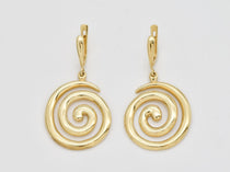 Silver Earrings, Swirl Earrings, Dangling Earrings, Unique Earrings, Spiral Earrings, Artistic Earrings, Statement Earrings, Silver Earrings(1)