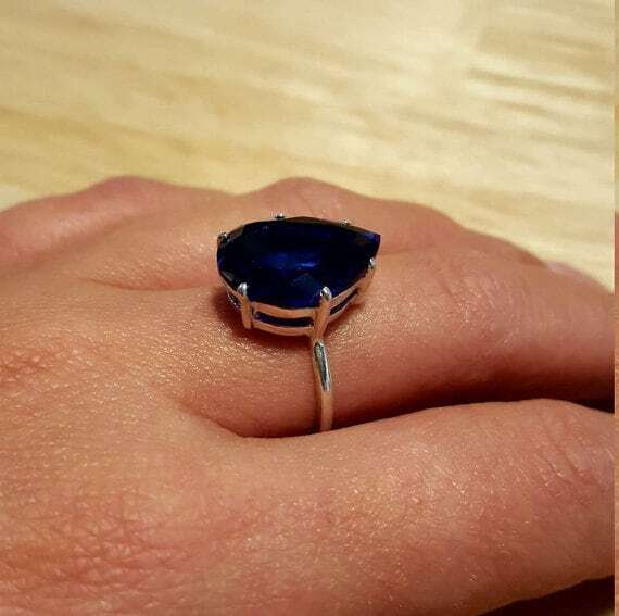 Created Ruby Ring in 925 Sterling Silver, July Birthstone, symbolizes nobility and passion, ideal for gifting and everyday wear.