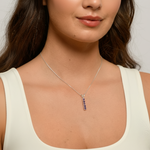 Stunning Amethyst Pendant in 925 Silver, perfect for everyday elegance and thoughtful gifts for those born in February.