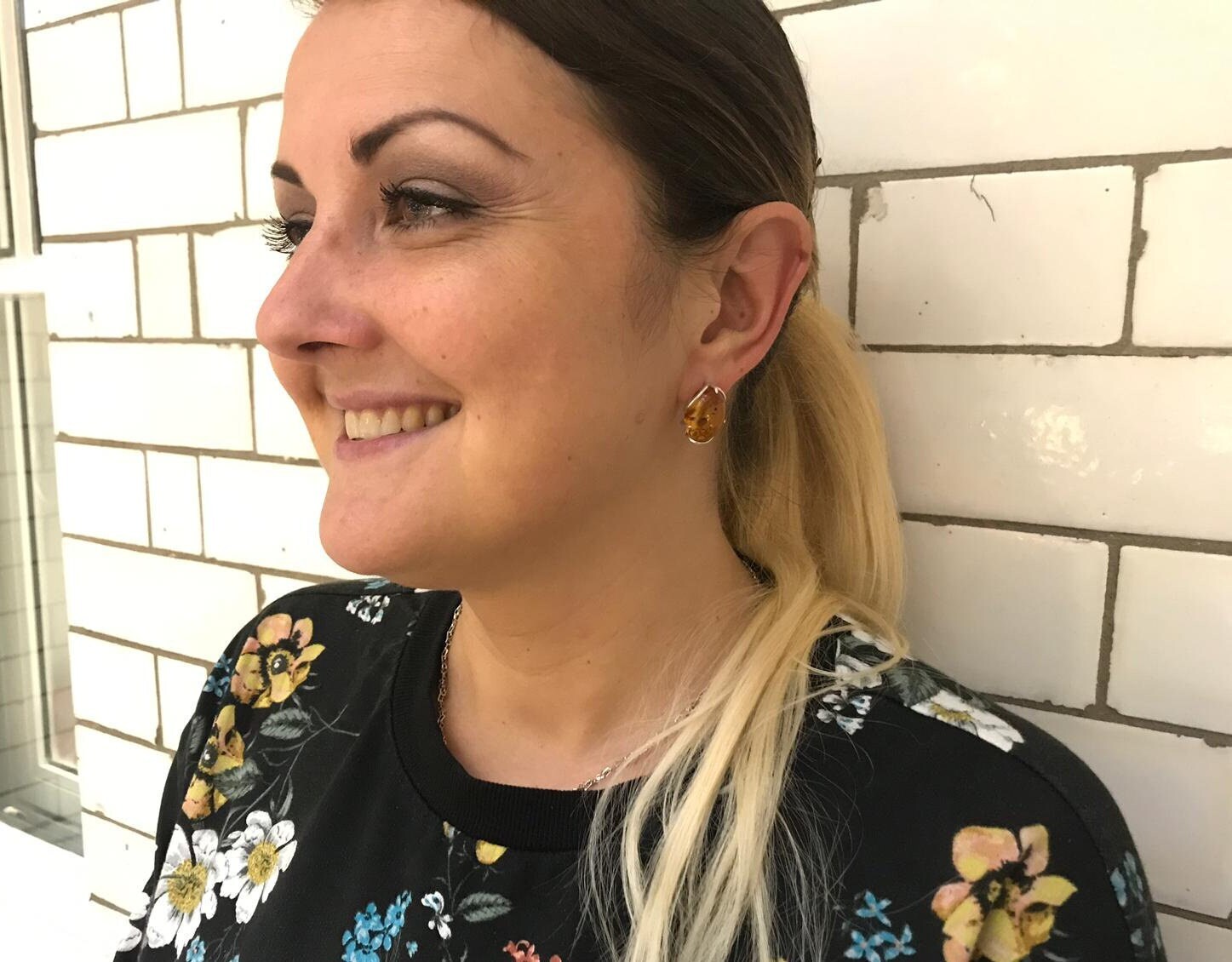 Amber Earrings, Natural Amber, Vintage Earrings, Antique Earrings, Taurus Birthstone, Yellow Gemstone, Solid Silver Earrings, Pure Silver