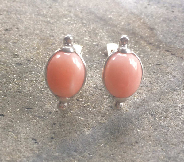 Buy 18K Gold Pink Coral Earrings Momo Coral Earrings Gold, Angel Skin Coral  Earrings, Coral Earrings Post, Carved Coral Earring for Women Online in  India - Etsy