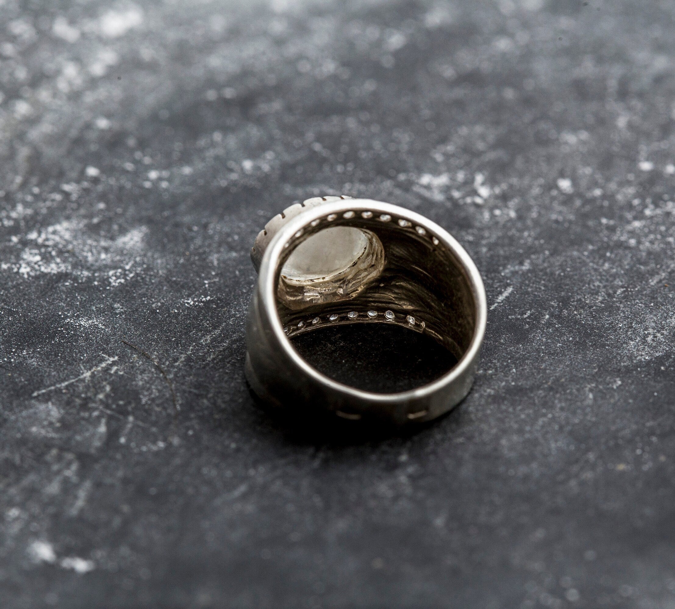 Moonstone Ring, Rainbow Moonstone, Vintage Rings, June Birthstone, Antique Ring, Natural Moonstone, Silver Ring, June Ring, Solid Silver