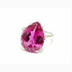 Beautiful Created Alexandrite Ring in 925 Sterling Silver, symbolizing intuition, perfect for celebrating June birthdays.