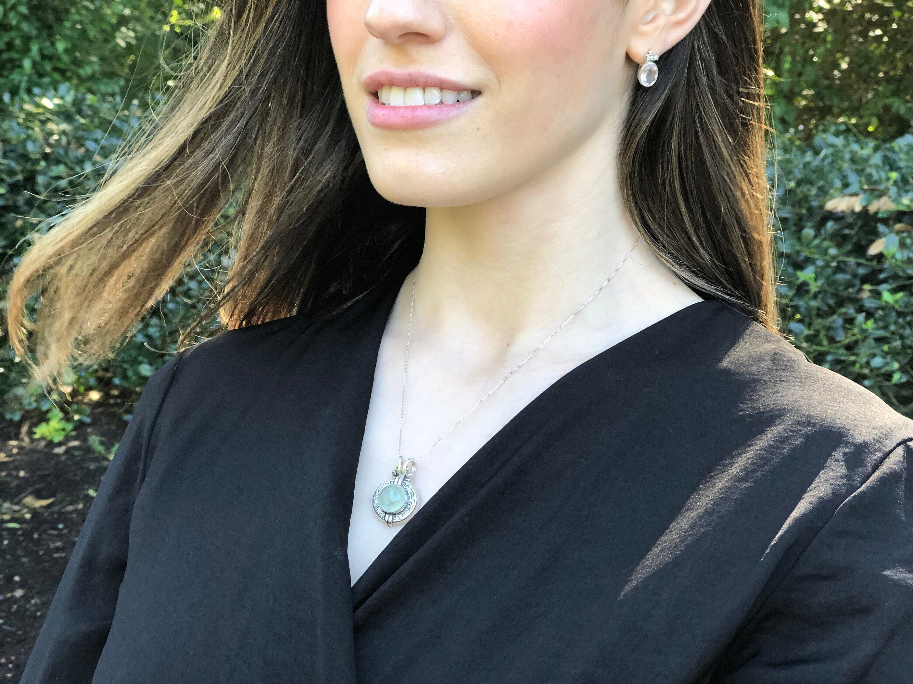 Rose Quartz Pendant, Natural Rose Quartz, Quartz Pendant, January Birthstone, Unique Pendant, Pink Pendant, Silver Pendant, Rose Quartz