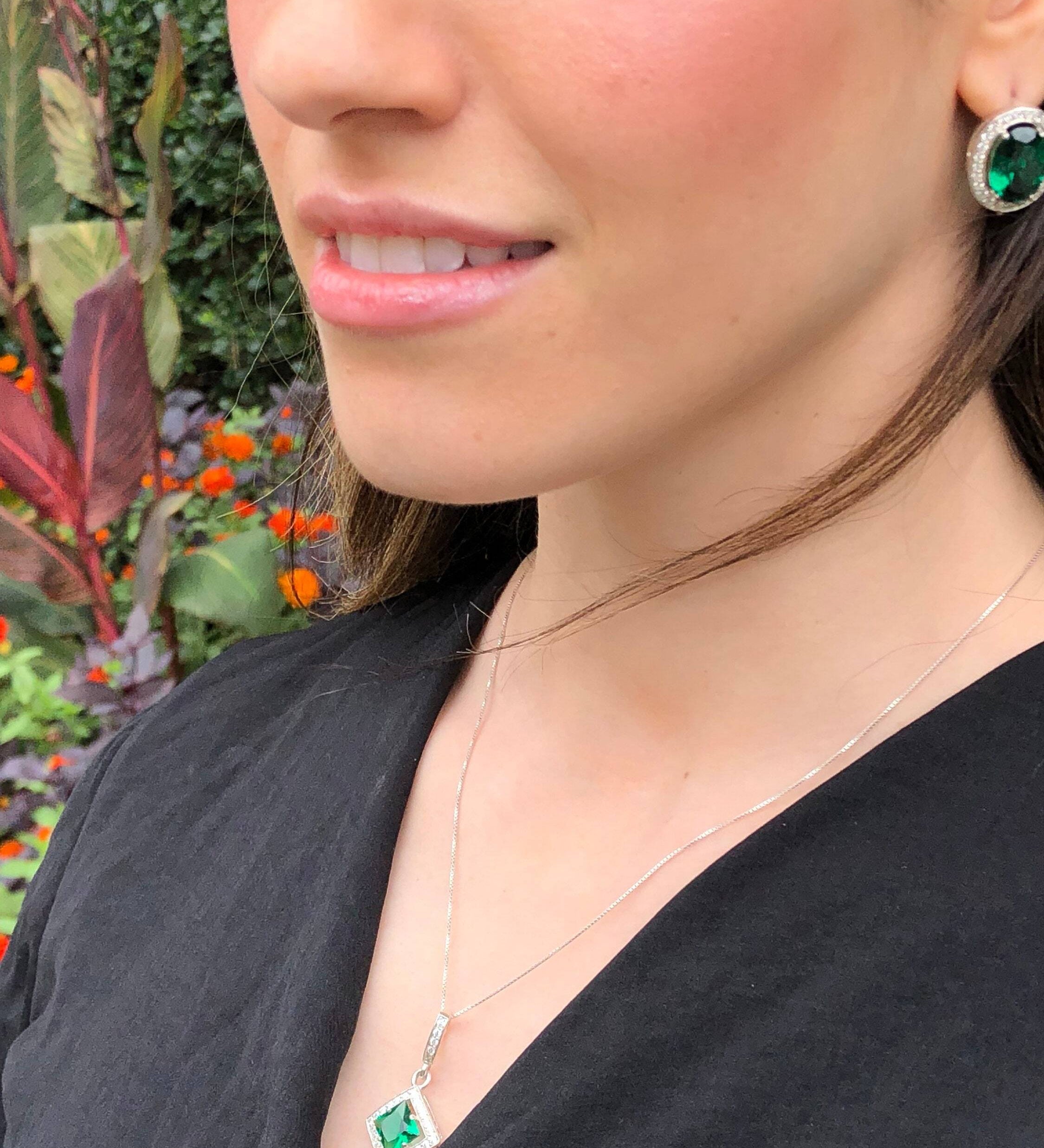 Citrine Pendant, November Birthstone, Natural Citrine, 3 Carat Citrine, Genuine Citrine, Square Pendant, Solid Silver, Silver Pendant