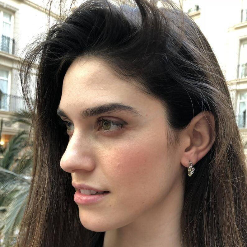 Fire Opal Earrings, Ethiopian Opal, Opal Studs, October Birthstone, Dainty Opal Earrings, October Earrings, Vintage Studs, Silver Earrings