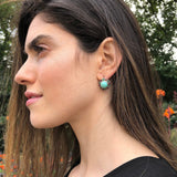Beautiful Created Emerald Earrings in 925 Sterling Silver, an elegant May birthstone gift for special moments and daily wear.