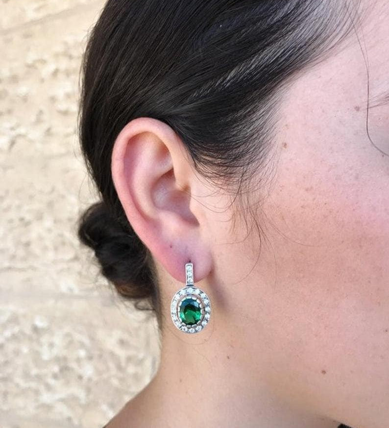 Morganite Earrings, Created Morganite, Victorian Earrings, Vintage Earrings, Pink Diamond Earrings, Pink Morganite, Solid Silver Earrings