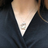 Dazzling 925 Sterling Silver Pendant featuring a Round Natural Emerald, a perfect gift for May birthdays and special moments.