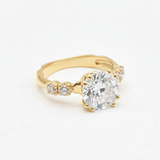 Stunning diamond promise ring crafted in 18k Gold Vermeil, perfect for daily elegance and memorable gifting moments.