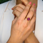 Gorgeous 925 Sterling Silver ring featuring a rich Oval Ruby, a perfect choice for July birthdays and heartfelt gifts.