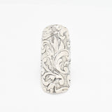 Long Silver Ring, Shield Ring, Armor Ring, Solid Silver Ring, Statement Ring, Vintage Ring, Boho Ring, Ornament Ring, Sterling Silver Ring