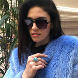 Aquamarine Ring, Natural Aquamarine, Moonstone Ring, Statement Ring, Rainbow Moonstone, March Birthstone Ring, June Birthstone Ring, Aqua