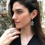 Stunning Blue Topaz Drop Earrings crafted in 925 Sterling Silver - A perfect gift for December birthdays and special occasions.