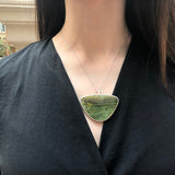 Turquoise Pendant, Triangle Pendant, Natural Turquoise, Arizona Turquoise, Statement Pendant, Large Pendant, Vintage Turquoise Pendant