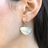 Statement Pearl Earrings, Natural Pearl Earrings, Dangling Earrings, Vintage Pearl Earrings, Asymmetric Earrings, Irregular Pearl Earrings