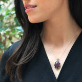 Ruby Pendant, Natural Ruby, June Birthstone, Silver Oval Pendant, Real Ruby Pendant, Statement Pendant, Big Ruby Pendant, 925 Silver Pendant