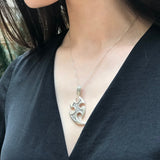 Tribal Silver Pendant, Symbolic Pendant, Statement Silver Necklace, Tribal Necklace, Gothic Necklace, Silver Necklace, Rare By Adina