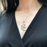 Tribal Silver Pendant, Symbolic Pendant, Statement Silver Necklace, Tribal Necklace, Gothic Necklace, Silver Necklace, Rare By Adina