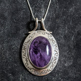 Ametrine Pendant, Natural Ametrine, Statement Pendant, Purple Pendant, Vintage Pendants, February Birthstone, Tribal Pendant, Ametrine