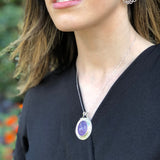 Ametrine Pendant, Natural Ametrine, Statement Pendant, Purple Pendant, Vintage Pendants, February Birthstone, Tribal Pendant, Ametrine