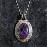 Ametrine Pendant, Natural Ametrine, Statement Pendant, Purple Pendant, Vintage Pendants, February Birthstone, Tribal Pendant, Ametrine