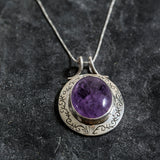 Ametrine Pendant, Natural Ametrine, Statement Pendant, Purple Pendant, Vintage Pendants, February Birthstone, Tribal Pendant, Ametrine