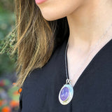 Ametrine Pendant, Natural Ametrine, Statement Pendant, Purple Pendant, Vintage Pendants, February Birthstone, Tribal Pendant, Ametrine