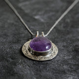 Ametrine Pendant, Natural Ametrine, Statement Pendant, Purple Pendant, Vintage Pendants, February Birthstone, Tribal Pendant, Ametrine