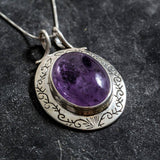 Ametrine Pendant, Natural Ametrine, Statement Pendant, Purple Pendant, Vintage Pendants, February Birthstone, Tribal Pendant, Ametrine