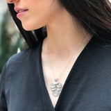 Large Silver Pendant, Tribal Pendant, Artistic Pendant, Statement Pendant, Huge Silver Pendant, Silver Art Pendant, Grape Vine Pendant