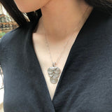 Large Silver Pendant, Tribal Pendant, Artistic Pendant, Statement Pendant, Huge Silver Pendant, Silver Art Pendant, Grape Vine Pendant
