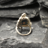Ocean Jasper Ring, Antique Ring, Natural Jasper Ring, Long Ring, Statement Ring, Artisan Ring, Vintage Ring, Ornament Ring, 925 Silver Ring