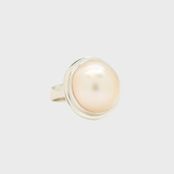 Mabe Pearl Ring - Statement Pearl Ring - June Birthstone Ring