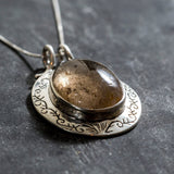 Rutilated Quartz Pendant, Golden Rutilated Quartz, Quartz Pendant, Statement Pendant, Quartz Pendant, Golden Quartz, Unique Pendants