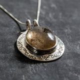 Rutilated Quartz Pendant, Golden Rutilated Quartz, Quartz Pendant, Statement Pendant, Quartz Pendant, Golden Quartz, Unique Pendants