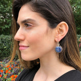 Kyanite Earrings, Natural Kyanite, Mystic Topaz Earrings, Natural Topaz, Statement Earrings, Topaz Earrings, Unique Silver Earrings, Kyanite