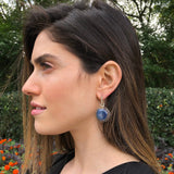 Kyanite Earrings, Natural Kyanite, Mystic Topaz Earrings, Natural Topaz, Statement Earrings, Topaz Earrings, Unique Silver Earrings, Kyanite
